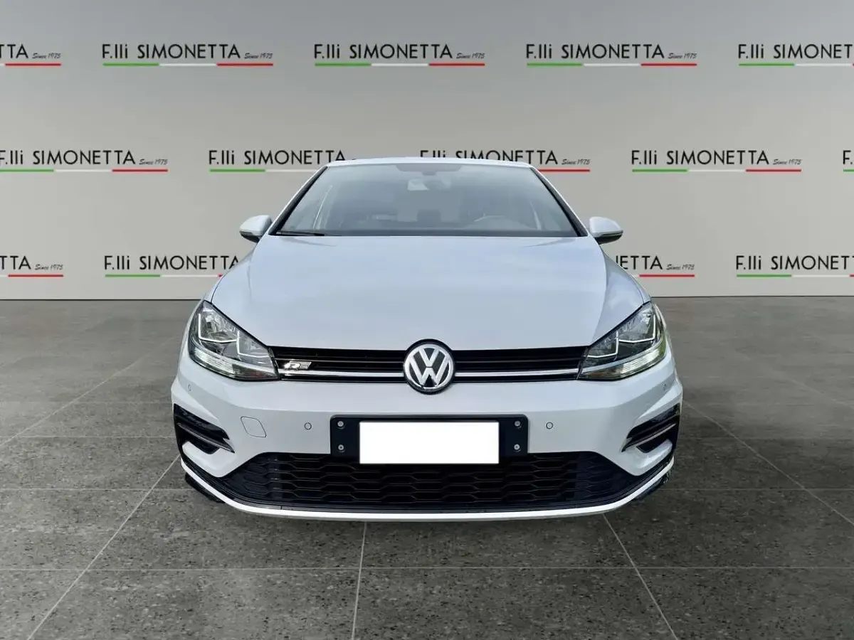 Usata VW Golf VII Sportline 150 CV (110 kW) 2019 Bianco Berlina