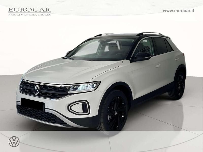 Pure white nero Nuova 2025 VW T-Roc Sportline SUV | 31.900 € (Buon prezzo) - Immagine 1/4