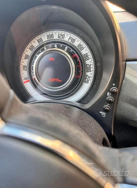 Usata Fiat 500 Lounge 105 CV (77 kW) 2019 Grigio Berlina