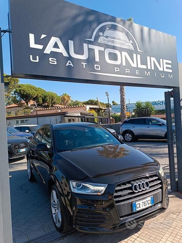 Usata Audi Q3 S-Line 184 CV (135 kW) 2015 Nero SUV