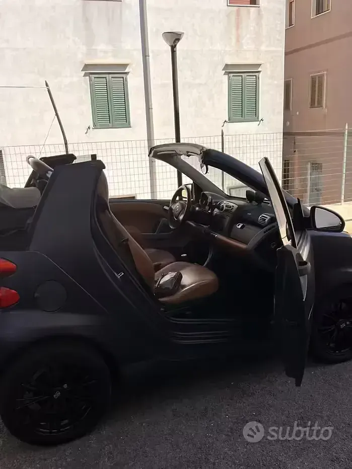 Usata Smart ForTwo Cabrio 84 CV (61 kW) 2008 Nero Cabrio