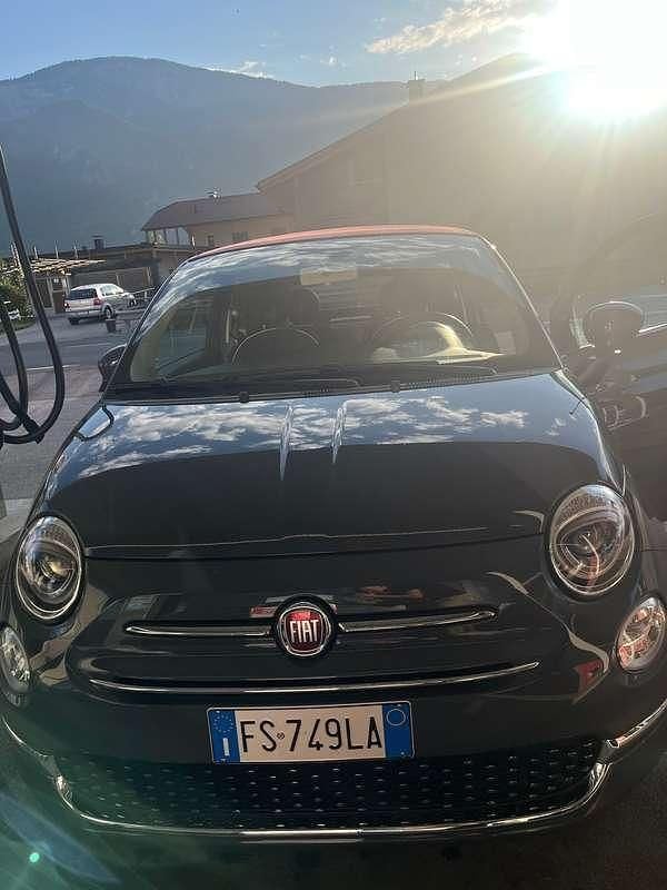 Usata Fiat 500C Lounge 69 CV (50 kW) 2018 Grigio Cabrio