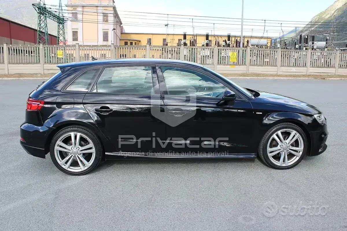 Usata Audi A3 Sport 150 CV (110 kW) 2017 Nero Utilitaria