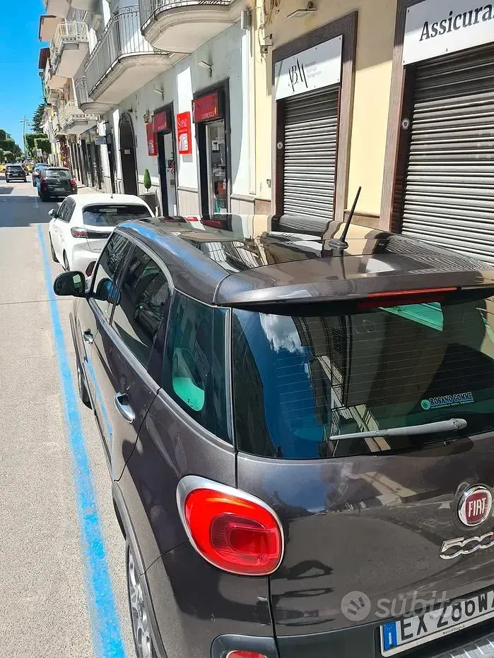 Usata Fiat 500L Trekking 85 CV (62 kW) 2015 Grigio Monovolume