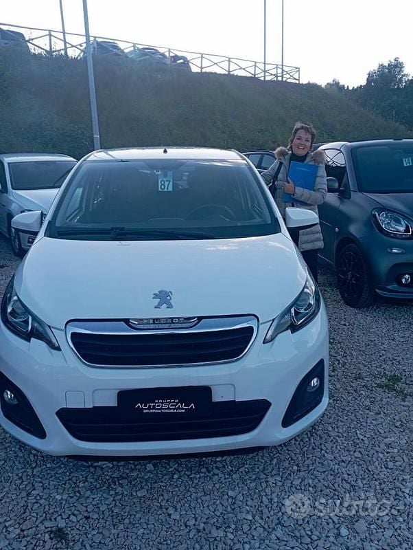 Usata Peugeot 108 69 CV (50 kW) 2018 Bianco Utilitaria