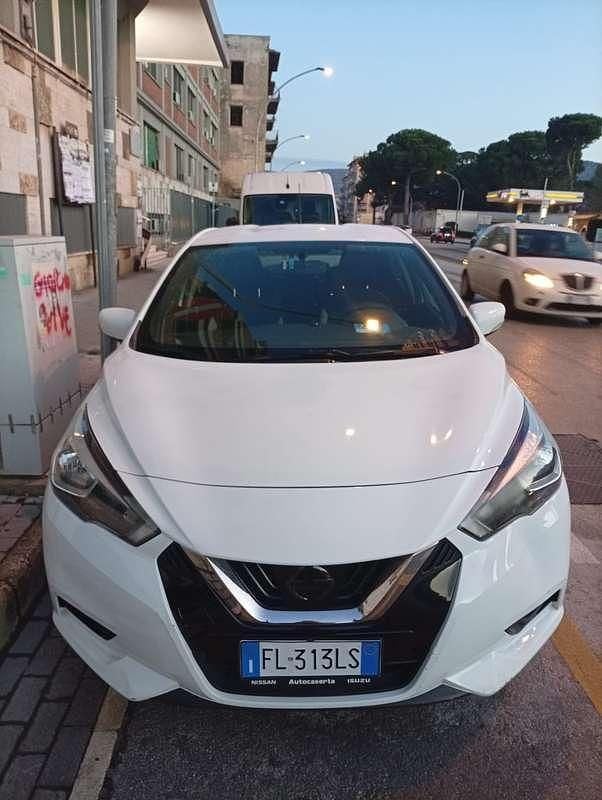 Usata Nissan Micra Acenta 71 CV (52 kW) 2018 Bianco Berlina