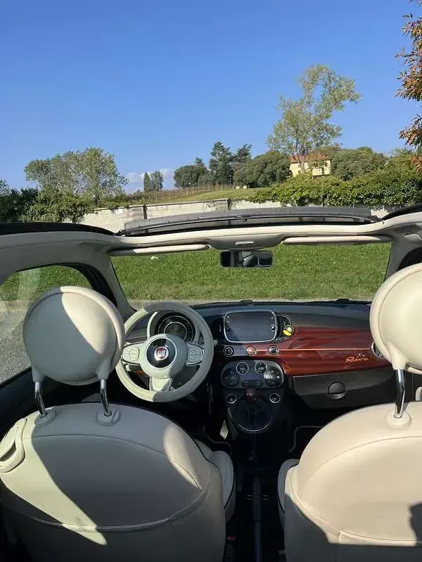 Usata Fiat 500C Riva 95 CV (69 kW) 2016 Bluazzurro Cabrio