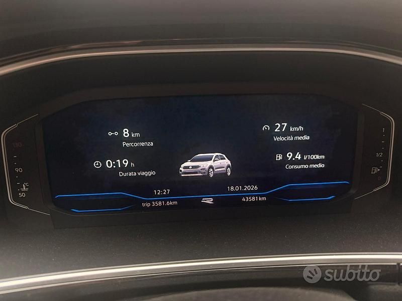 Usata VW T-Roc R-line 116 CV (85 kW) 2022 Grigio SUV