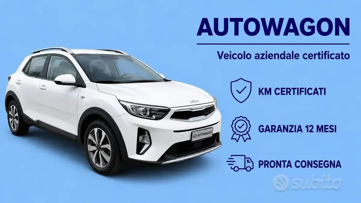 Usata Kia Stonic Style 84 CV (61 kW) 2021 Bianco SUV