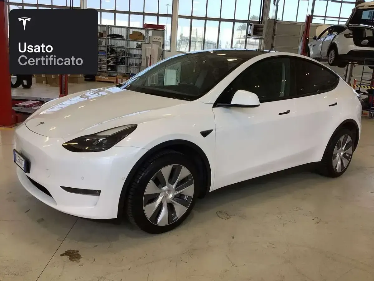 Usata Tesla Model Y Long Range AWD 258 kW (351 CV) 2022 Pearl white multicoat SUV