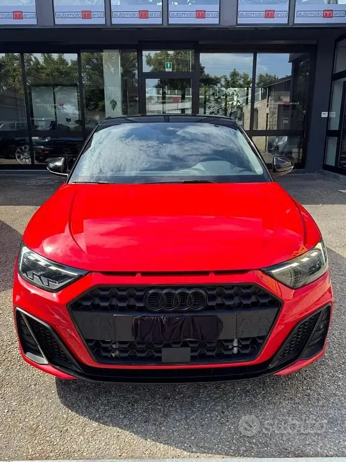 Usata Audi A1 Sportback S-Line 116 CV (85 kW) 2020 Rosso Utilitaria