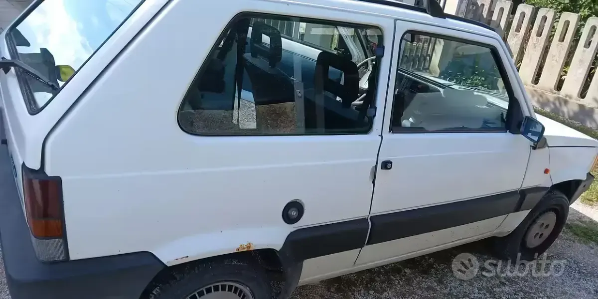 Usata Fiat Panda 1999 Bianco Utilitaria