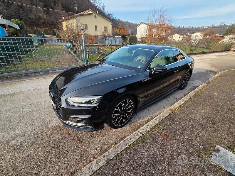 Usata Audi A5 S-Line 190 CV (139 kW) 2018 Nero Coupé