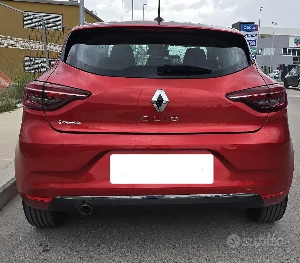 Usata Renault Clio V Intens 101 CV (74 kW) 2021 Rosso Utilitaria