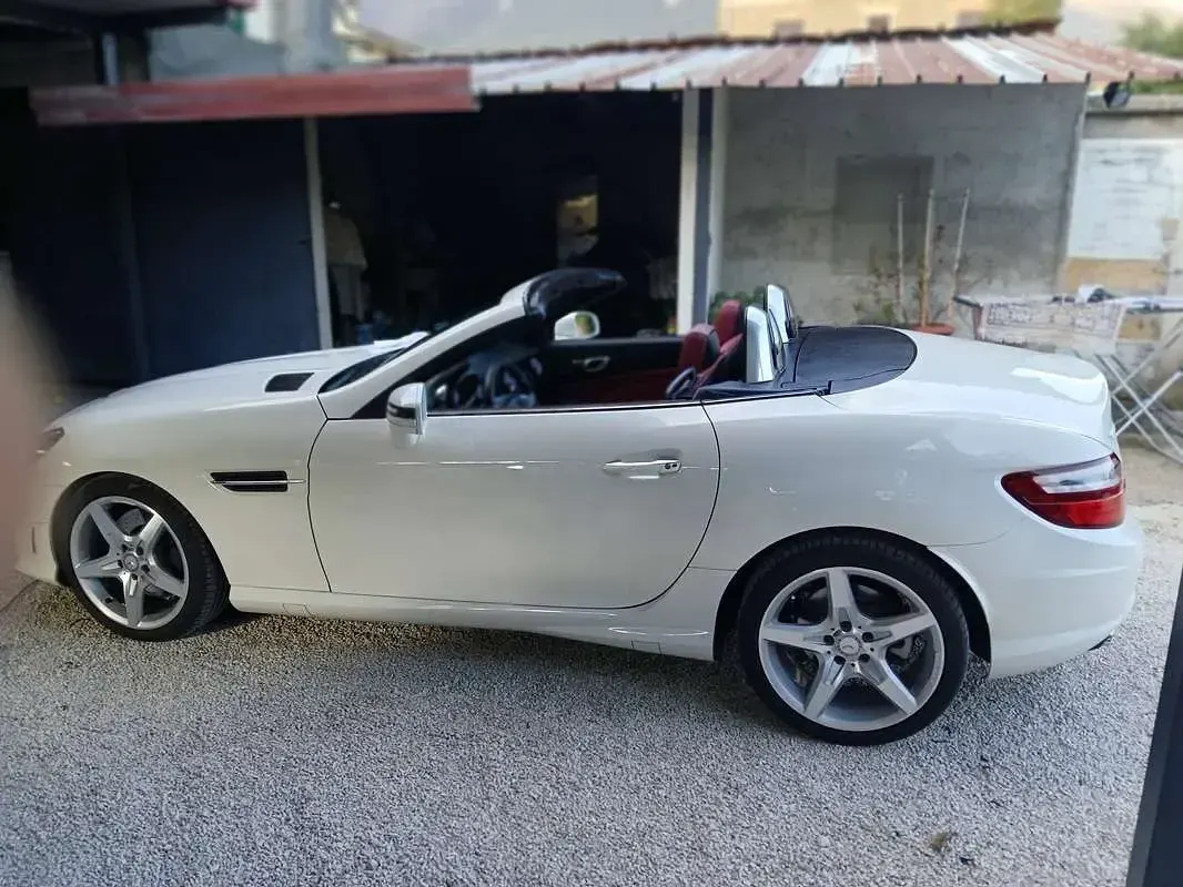 Usata Mercedes SLK250 Premium 204 CV (150 kW) 2012 Bianco Cabrio
