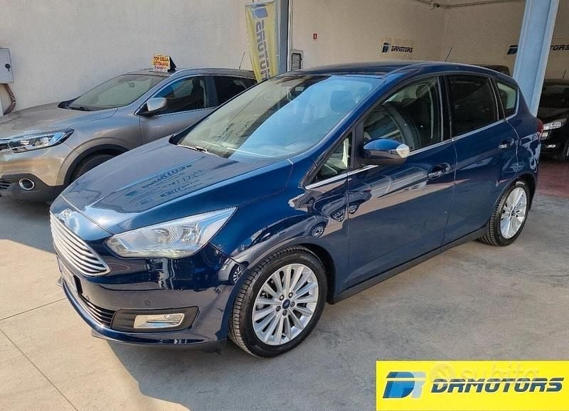 Usata Ford C-MAX Titanium 120 CV (88 kW) 2018 Blu Monovolume