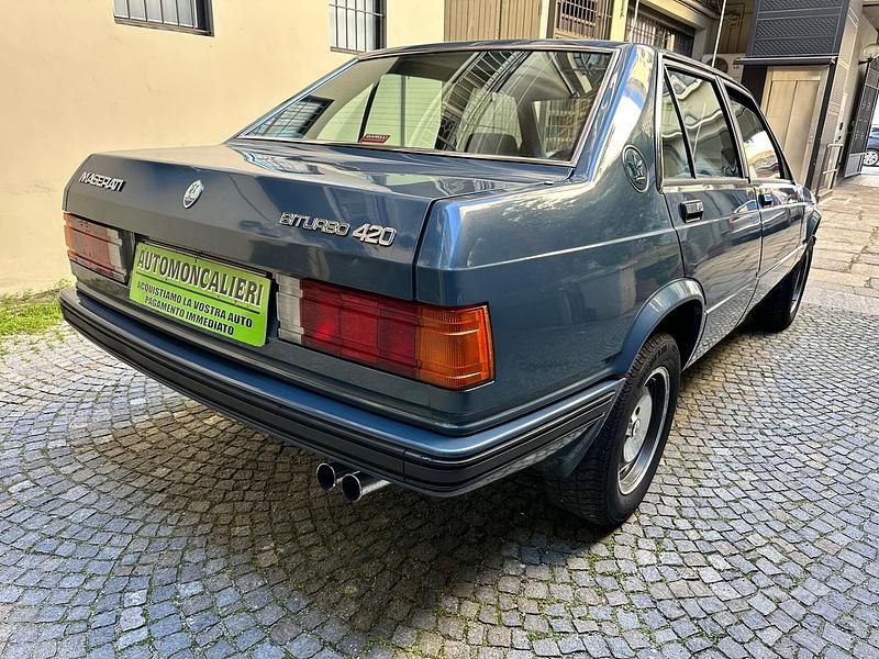 Usata Maserati Biturbo 184 CV (135 kW) 1986 Blu/azzurro Berlina