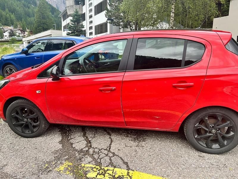 Usata Opel Corsa 90 CV (66 kW) 2015 Rosso Utilitaria
