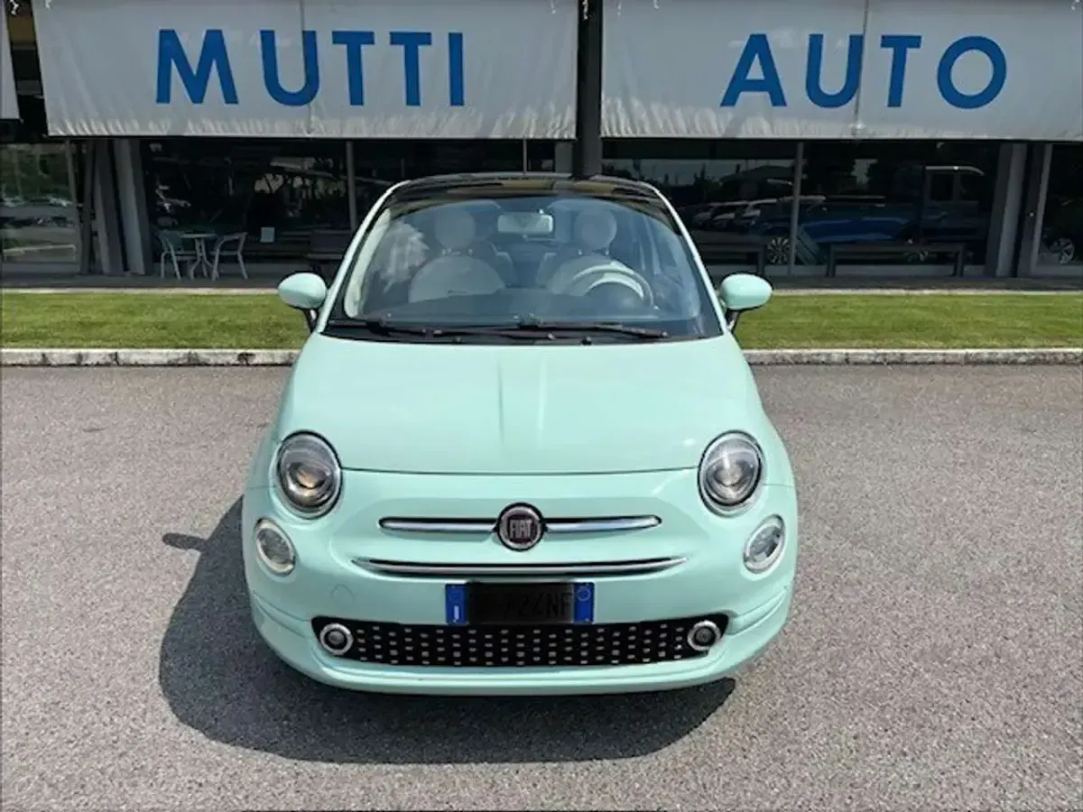 Usata Fiat 500 Lounge 69 CV (50 kW) 2018 Verde Utilitaria