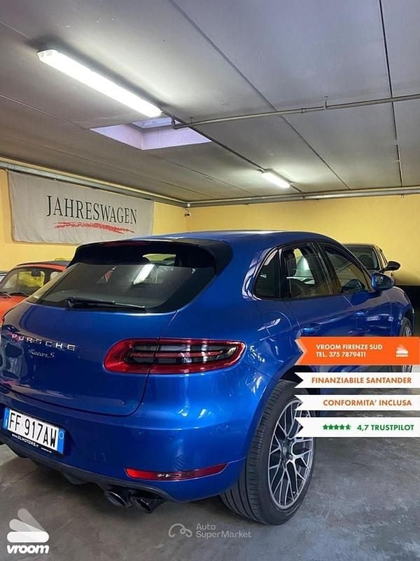 Usata Porsche Macan 252 CV (185 kW) 2016 Blu SUV