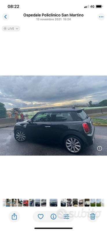 Usata Mini Cooper S 2014 Nero Utilitaria