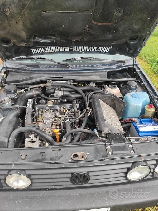 Usata VW Golf II GTD 80 CV (58 kW) 1991 Blu Utilitaria
