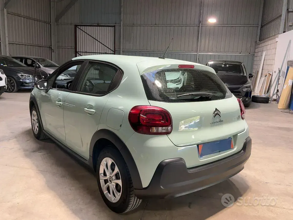 Usata Citroën C3 Feel 83 CV (61 kW) 2019 Verde acqua Utilitaria