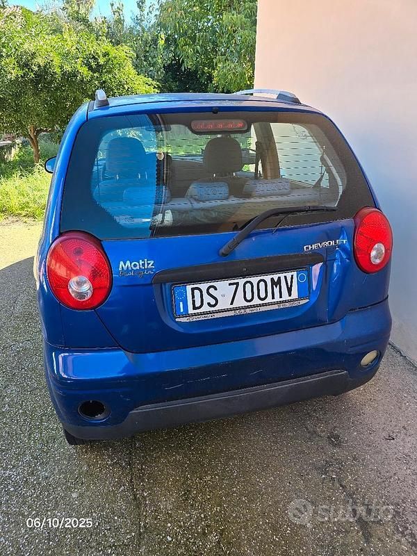 Usata Chevrolet Matiz 52 CV (38 kW) 2007 Blu Utilitaria