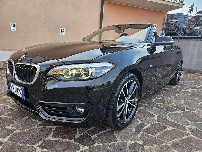 Nero Usata 2018 BMW 218 Sport Line Cabrio | 17.900 € (Buon prezzo) - Immagine 1/4