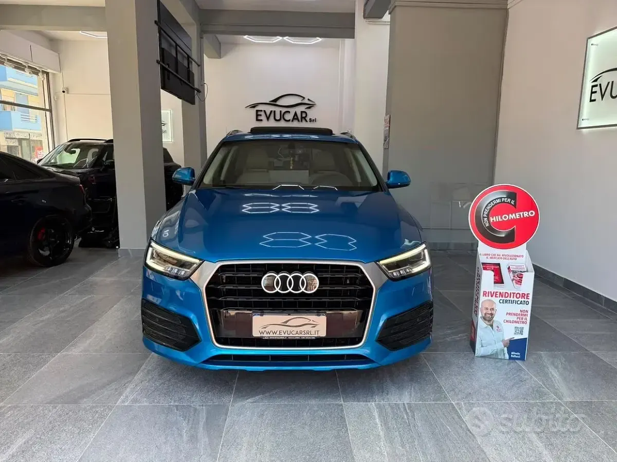 Usata Audi Q3 S-Line 150 CV (110 kW) 2019 Blu SUV