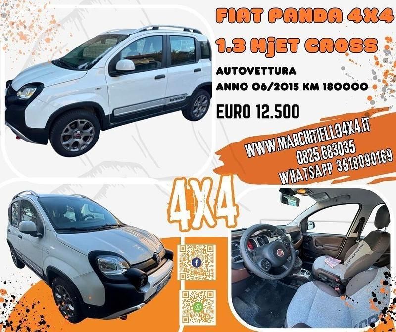 Usata Fiat Panda Cross Cross 95 CV (69 kW) 2015 Bianco Utilitaria