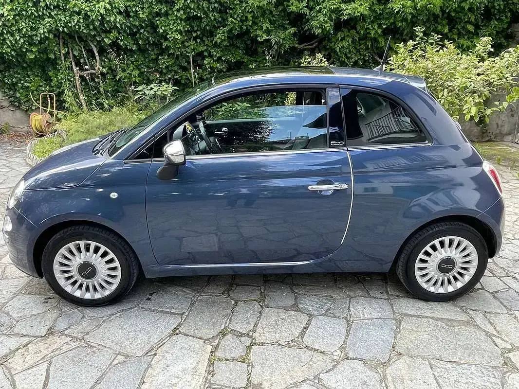 Usata Fiat 500 Lounge 69 CV (50 kW) 2013 Blu Utilitaria