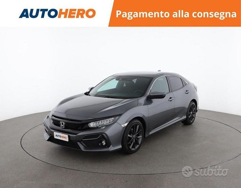 Grigio Usata 2020 Honda Civic Elegance Tre volumi | 17.599 € (Buon prezzo) - Immagine 1/2
