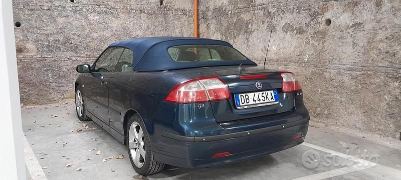 Usata Saab 9-3 Cabriolet Vector 150 CV (110 kW) 2006 Blu Cabrio