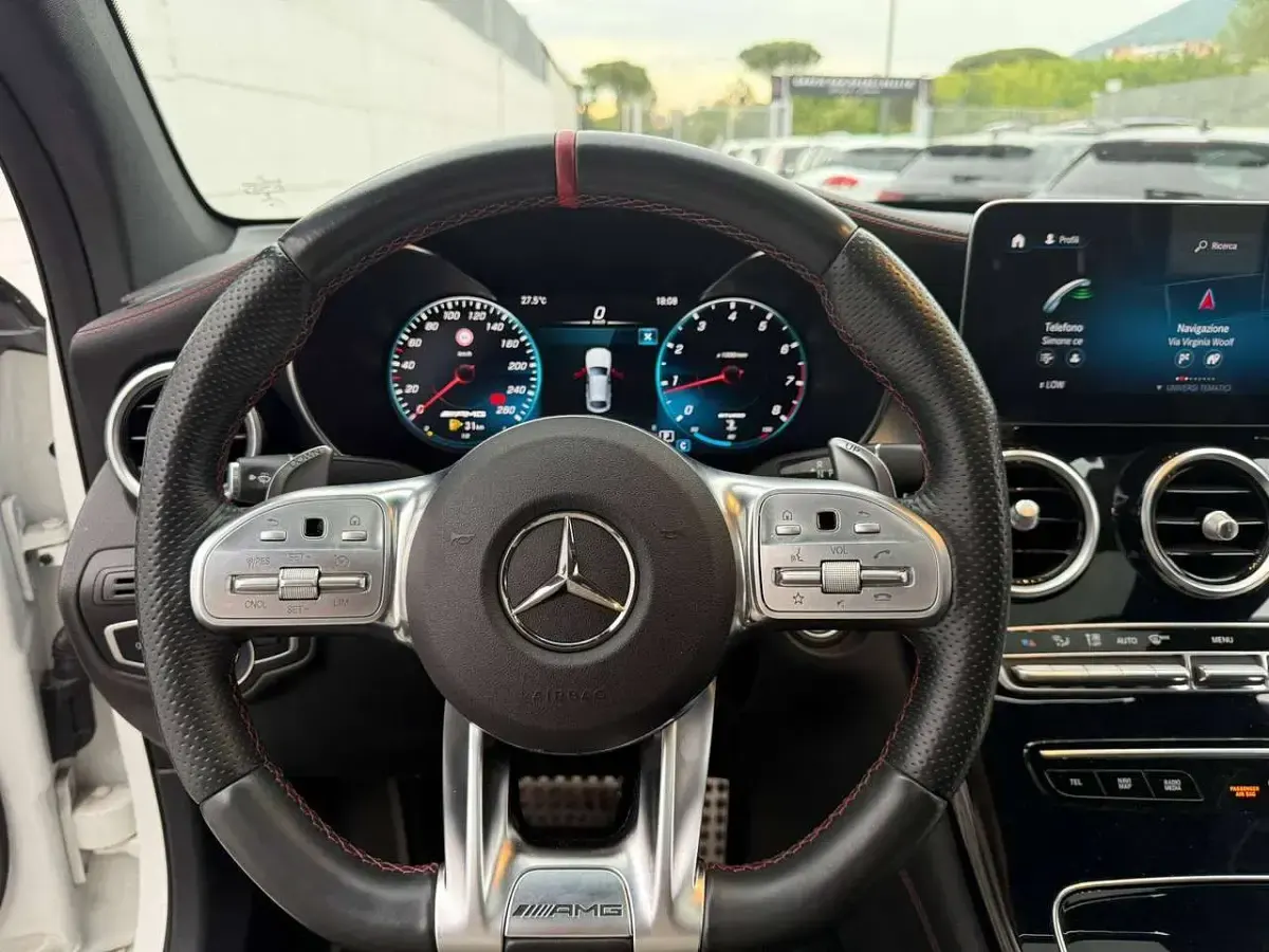 Usata Mercedes GLC43 AMG AMG 390 CV (286 kW) 2020 Bianco Coupé