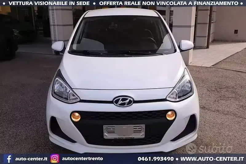 Usata Hyundai i10 67 CV (49 kW) 2018 Bianco Utilitaria