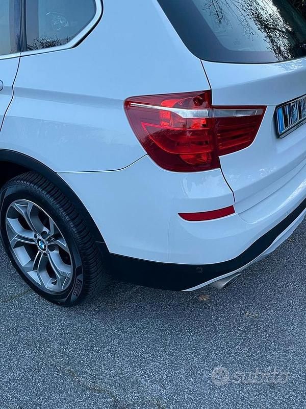 Usata BMW X3 Efficient Dynamics 150 CV (110 kW) 2014 Bianco SUV