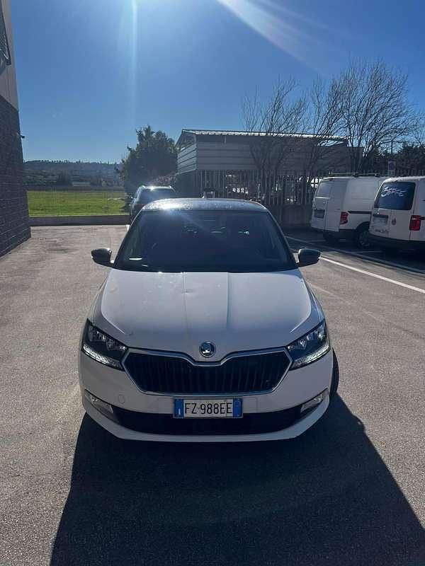 Usata Skoda Fabia 60 CV (44 kW) 2020 Bianco Berlina