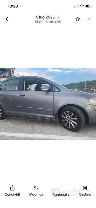 Usata VW Golf Plus 102 CV (75 kW) 2006 Grigio Monovolume