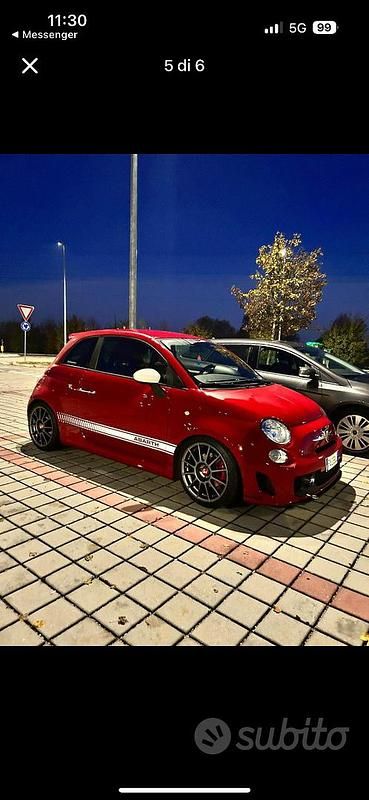 Usata Abarth 595 145 CV (106 kW) 2015 Rosso Utilitaria