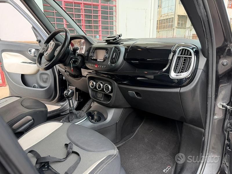 Usata Fiat 500L Trekking 85 CV (62 kW) 2014 Nero Monovolume