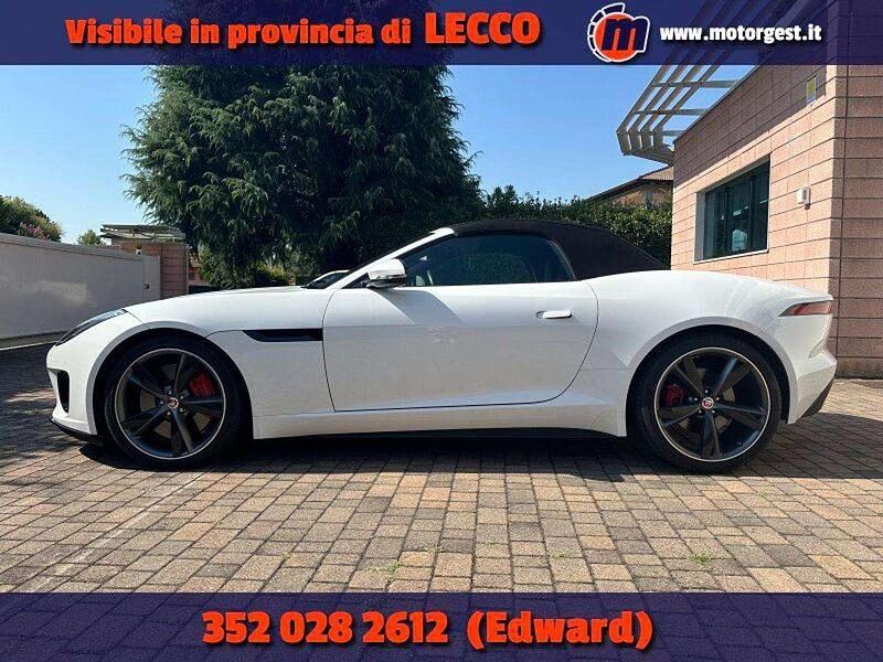 Usata Jaguar F-Type R-Dynamic 381 CV (280 kW) 2017 Bianco Cabrio