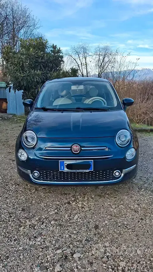 Usata Fiat 500 85 CV (62 kW) 2017 Blu Utilitaria