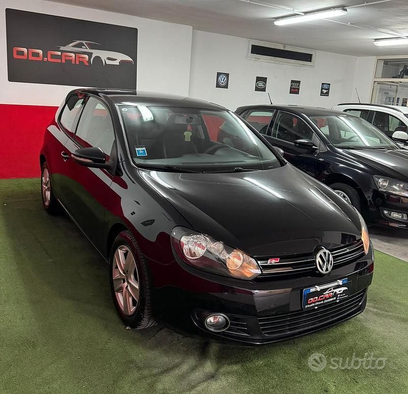Usata VW Golf VI 122 CV (89 kW) 2009 Nero Utilitaria