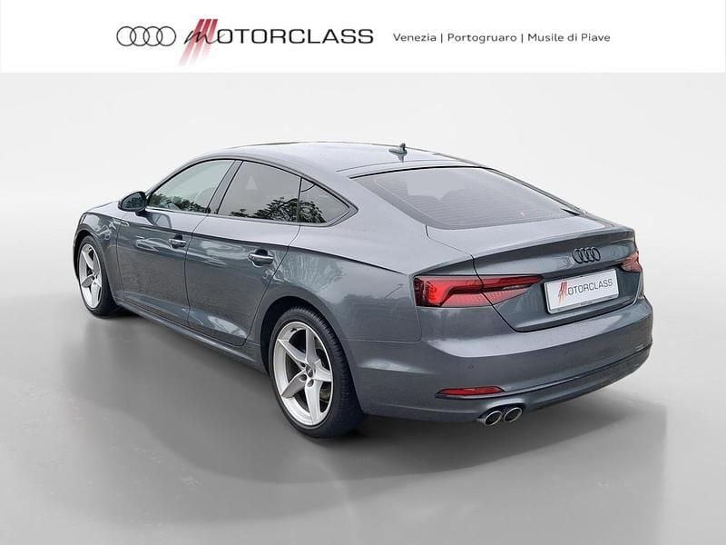 Usata Audi A5 Sportback Sport 190 CV (139 kW) 2018 Grigio Utilitaria