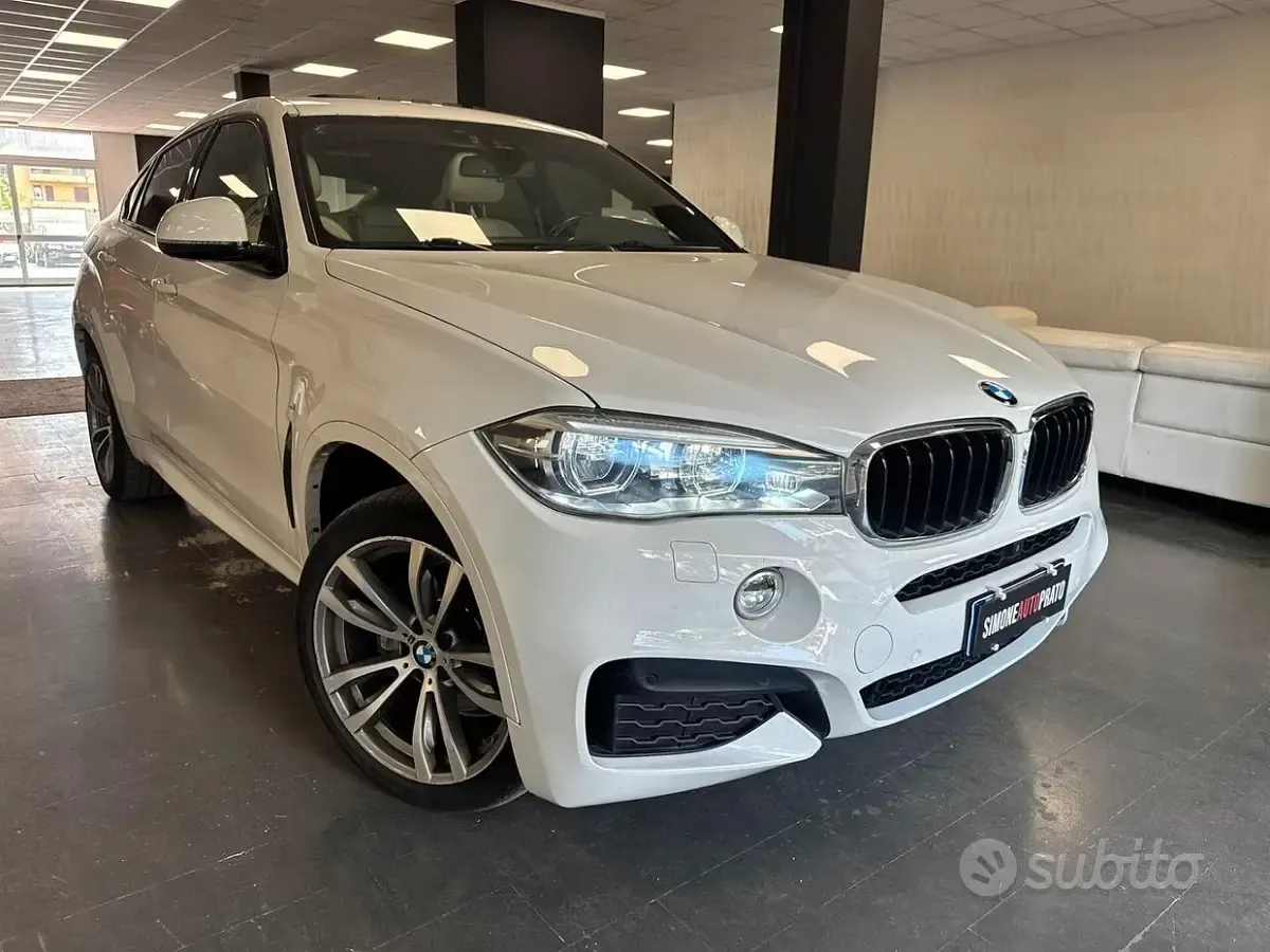 Usata BMW X6 M Sport 249 CV (183 kW) 2018 Bianco SUV