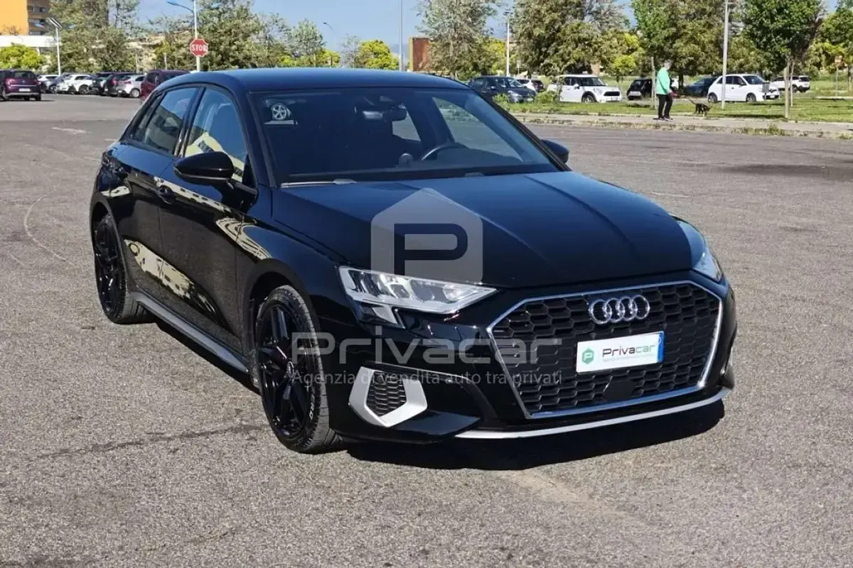 Usata Audi A3 Advanced 150 CV (110 kW) 2021 Nero Berlina
