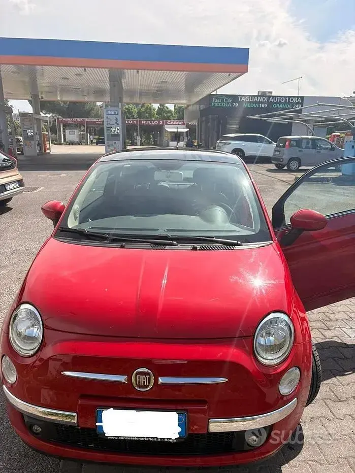 Usata Fiat 500 69 CV (50 kW) 2015 Rosso Berlina