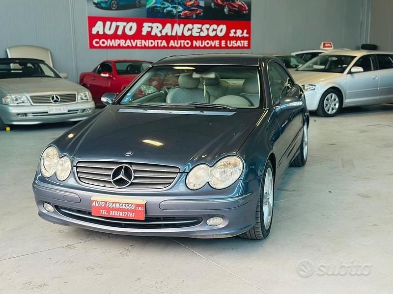 Usata Mercedes CLK270 Avantgarde 170 CV (125 kW) 2004 Blu Coupé