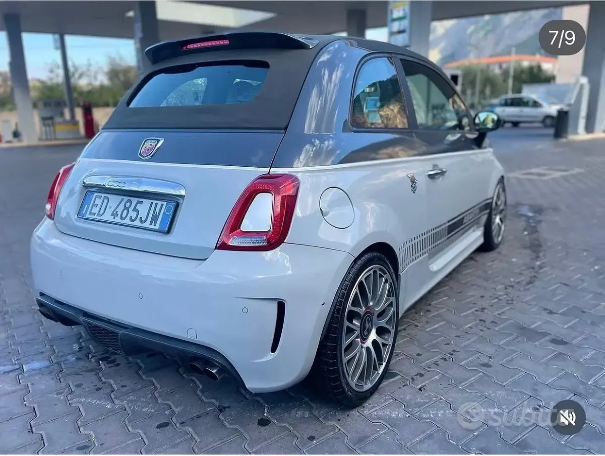 Usata Abarth 500C 140 CV (102 kW) 2010 Grigio Cabrio